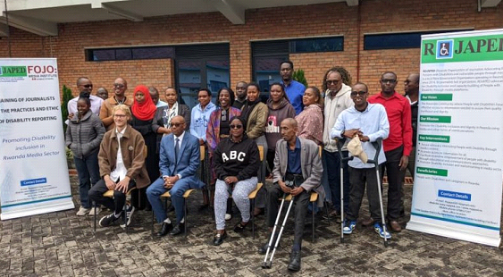 Umuryango Rojaped wahuguye abanyamakuru ku gutara inkuru ku bantu bafite ubumuga